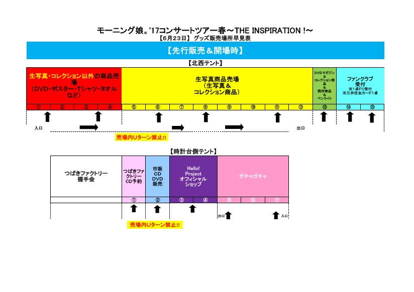 UF Goods Land お知らせ :: 【6/21更新】モーニング娘。'17コンサート