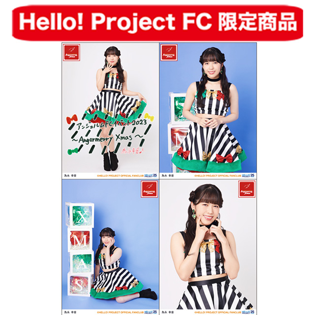 ホーム :: Hello! Project オフィシャルファンクラブショップ :: FCイベント :: アンジュルムFCイベント2023  ～Angermerry Xmas～ :: アンジュルムクリスマスイベント2023 ソロ2L判生写真4枚セット【為永幸音】