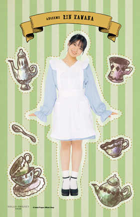 アンジュルム　川名凜　グッズ 川名凜(アンジュルム)『着せ替え人形風デザイン ステッカー』