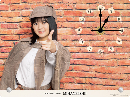 豫風瑠乃　つばきファクトリー　モバガチャ　アクリル時計　SR 受注生産　2025 石井泉羽(つばきファクトリー)【受注】『アクリル時計スタンド