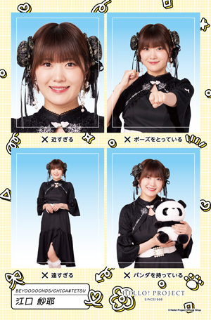 2003 BEYOOOOONDS 江口紗耶 生写真 5枚セット 江口紗耶(BEYOOOOONDS)『証明写真風ステッカー NGバージョン』