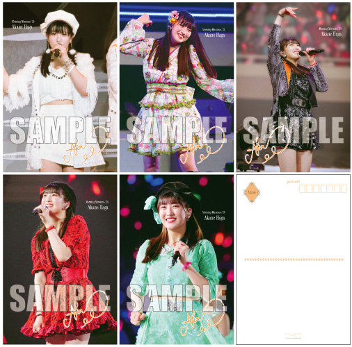 羽賀朱音(モーニング娘。'25)『羽賀朱音卒業記念 ポストカード 5枚