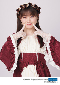 小野田紗栞 つばきファクトリー2025灼熱 直筆サイン入りピンナップポスター 12月誕生日］小野田紗栞(つばきファクトリー)「DECEMBER 2025 Happy