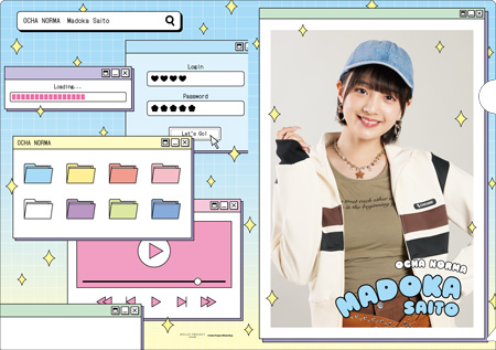 f*y様 OCHA NORMA 斉藤円香 A賞 サイン入り アクリルプレート ラ f*y様