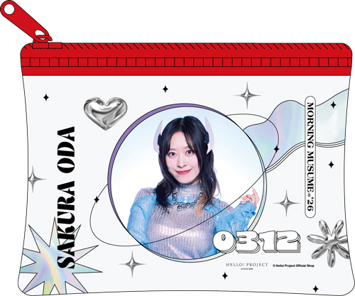 モバガチャ　モーニング娘。　小田さくら　SRクリアポーチ 小田さくら(モーニング娘。'26)『ミニクリアポーチ』