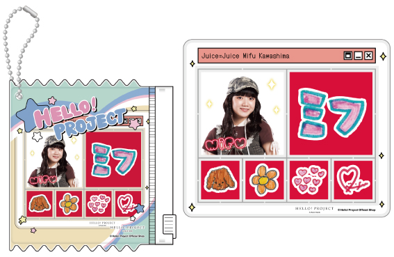 川嶋美楓(Juice=Juice)『アクリルタイルシール＆パッケージケースセット』