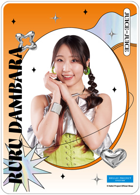 榊原由香子「Water Stream」P12号,アクリル,現代美術,ホノルルより 段原瑠々(Juice=Juice)『＜未来／魔法＞アクリルカード』〔26.06〕