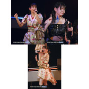 ピンク・ブルー 北川莉央 1/3 特大 フィギュアスタンドプレート メイド