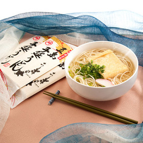 コシが強く のどごしの良さが特徴的　五島手延うどん　《和紙》　｜　株式会社マルマス・長崎県