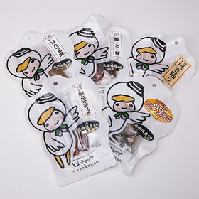 苫小牧市公式キャラクター「とまチョップ」とのコラボ商品　とまチョップ珍味セット　大丸水産・北海道