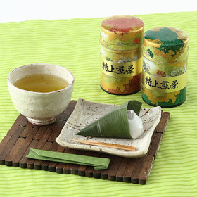 お茶の産地、静岡より　缶入り銘茶詰合せ「金舞・きんまい」