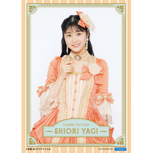 八木栞(つばきファクトリー)『八木栞卒業記念 A4クリアファイル+2L写真』