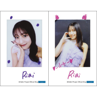 松永里愛「Juice=Juice チェキセット」 チェキサイズ 2枚 ［1010-］