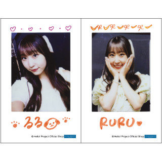 段原瑠々「Juice=Juice チェキセット」 チェキサイズ 2枚 ［1010-］