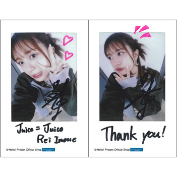 井上玲音(Juice=Juice)「ひなフェス2026 臨時店販売 チェキセット