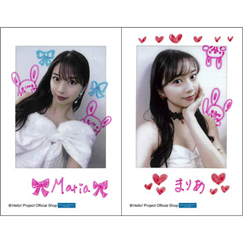 牧野真莉愛「モーニング娘。'26 チェキ風写真 2枚セット」 ［0606-］