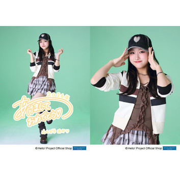 遠藤彩加里 モバガチャ Juice=Juice llic Ver. 遠藤彩加里(Juice=Juice)「☆2026☆」 L判 2枚 ［0102-］