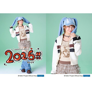 野中美希(モーニング娘。'26)「☆2026☆」 L判 2枚 ［0102-］