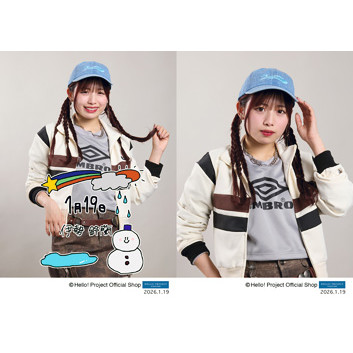 1月誕生日］伊勢鈴蘭(アンジュルム)「Birthday Memorial」 L判 2枚