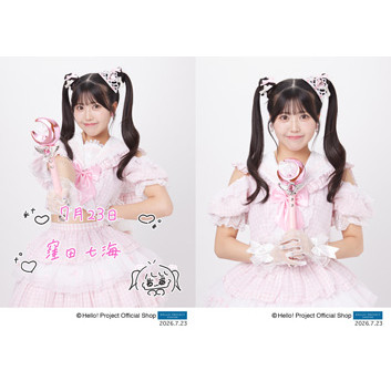 7月誕生日］窪田七海(OCHA NORMA)「Birthday Memorial」 L判 2枚 ［0701-］