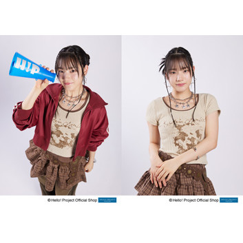 7786 つばきファクトリー 村田結生 生写真 サイン 村田結生(つばきファクトリー)「Shopオリジナル Y2K」パート2 L判 2枚