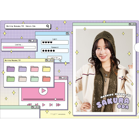 小田さくら(モーニング娘。'26)『＜Y2K＞ソロA4クリアファイル』〔26.01〕