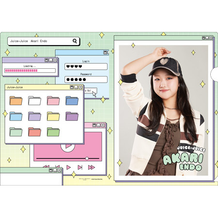 てをつなごうよ クリアファイル 遠藤彩加里(Juice=Juice)『＜Y2K＞ソロA4クリアファイル』〔26.01〕