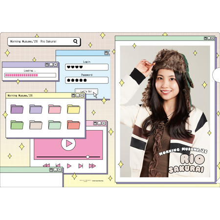 櫻井梨央(モーニング娘。'26)『＜Y2K＞ソロA4クリアファイル』〔26.01〕