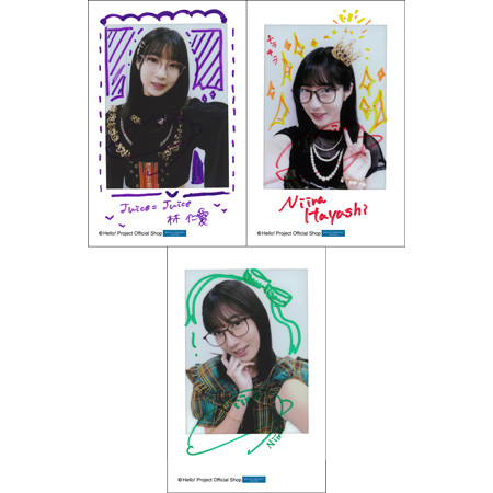 林仁愛(Juice=Juice)「Queen of Heartsチェキセット」 チェキサイズ 3
