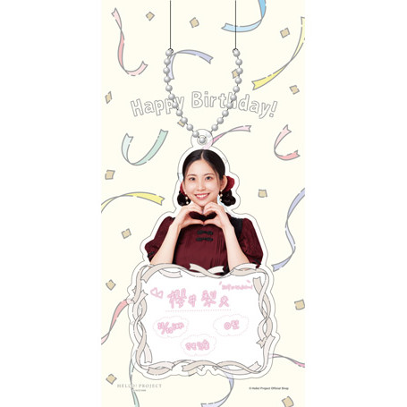 アンジュルム　川名凜　グッズ 12月誕生日］川名凜(アンジュルム)『バースデーキーホルダー』