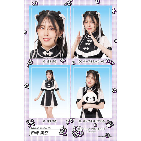 OCHA NORMA 西崎美空　まとめ売り 西﨑美空(OCHA NORMA)『証明写真風ステッカー NGバージョン』