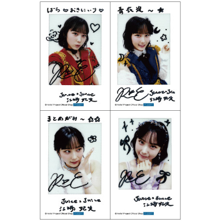 江端妃咲(Juice=Juice)「Crimson×Azureチェキセット」 チェキサイズ 4