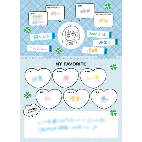 前田こころ(BEYOOOOONDS)『ハロプロまるわかりプロフィール帳