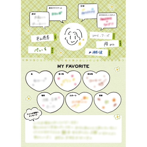 平山遊季　アンジュルム　生写真　グッズセット　まるわかりプロフィール帳付き 2ad45fa132034cd156b7ac2fc091b3