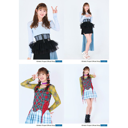 川村文乃(アンジュルム)「初恋、花冷え／悠々閑々 gonna be alright!!」発売記念パート3 L判 4枚 ［1128-0224］