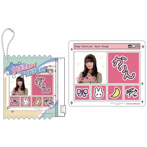 小野田華凜(ロージークロニクル)『アクリルタイルシール＆パッケージ
