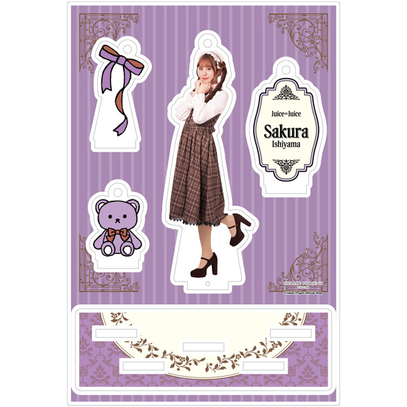 鞘師里保 fsk フィギュアスタンドキーホルダー 8/25（金）受注予約商品『＜ Black ＞フィギュアスタンド