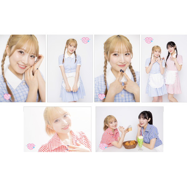【超希少品!!】【2枚セット‼︎】【 D-LITE 】 ポストカード おぜちぃCafe＞ポストカードセット：森戸知沙希』